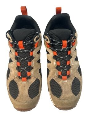 Merrell Men’s Yokota 2 Low Hiking Shoes Khaki Black Outdoor Trail, Size 11